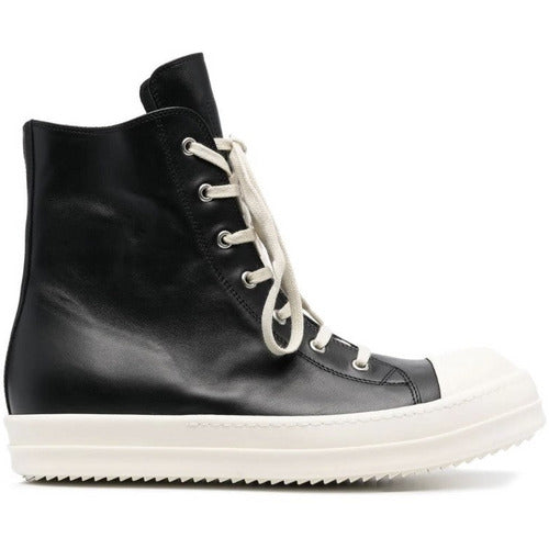 RICK OWENS RAMONES LEATHER SNEAKERS